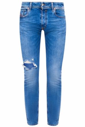 Jeansy 'sleenker' z dziurą, zdjęcie 1 Jeansy 'sleenker' z dziurą od Diesel